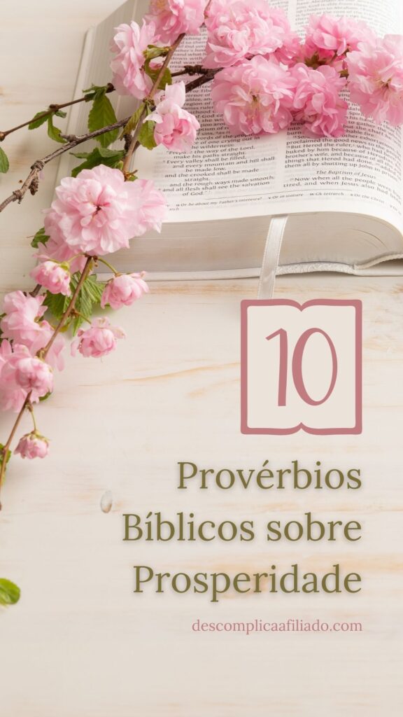 10 provérbios bíblicos sobre prosperidade